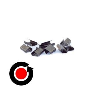 Скоба металева для П/П стрічки 16мм 1ящ (2500шт)