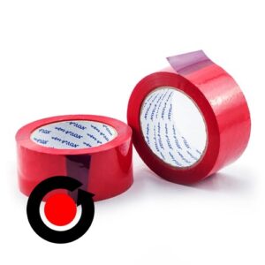 Стрічка клейка червона 48 мм х 50 м
